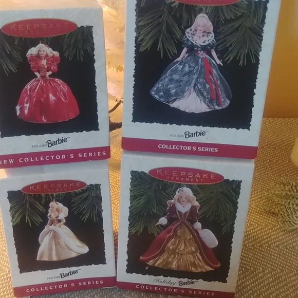 Vintage Holiday Barbie collectors Series 1-4 - Picture 1 of 10